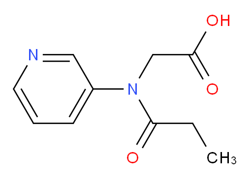 2-(N-(pyridin-3-yl)propionamido)acetic acid