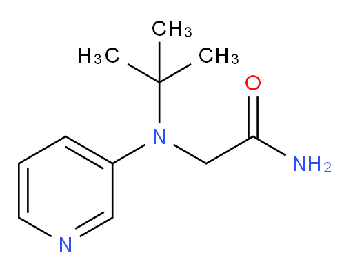 2-(tert-butyl(pyridin-3-yl)amino)acetamide