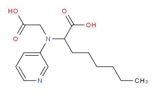 2-((carboxymethyl)(pyridin-3-yl)amino)octanoic acid