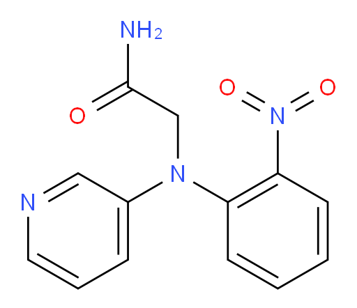 2-((2-nitrophenyl)(pyridin-3-yl)amino)acetamide
