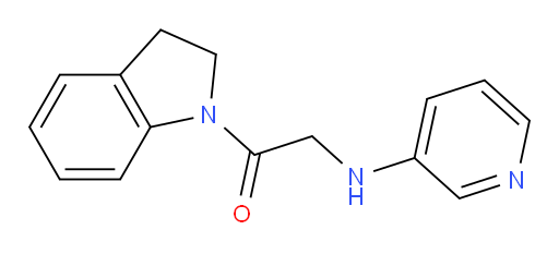 1-(indolin-1-yl)-2-(pyridin-3-ylamino)ethanone