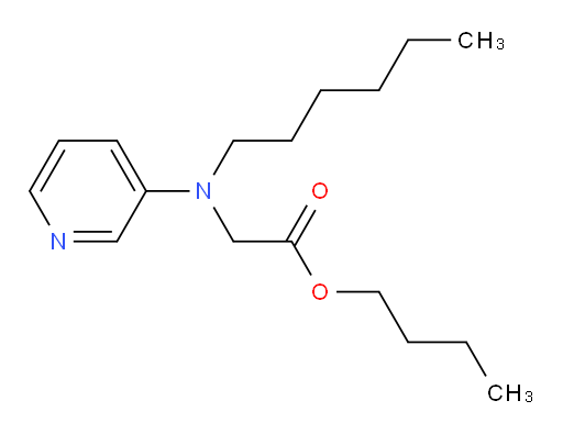 butyl 2-(hexyl(pyridin-3-yl)amino)acetate