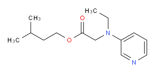 isopentyl 2-(ethyl(pyridin-3-yl)amino)acetate