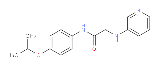 N-(4-isopropoxyphenyl)-2-(pyridin-3-ylamino)acetamide