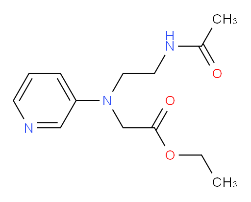 ethyl 2-((2-acetamidoethyl)(pyridin-3-yl)amino)acetate
