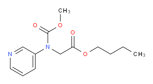 butyl 2-((methoxycarbonyl)(pyridin-3-yl)amino)acetate