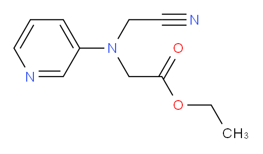 ethyl 2-((cyanomethyl)(pyridin-3-yl)amino)acetate