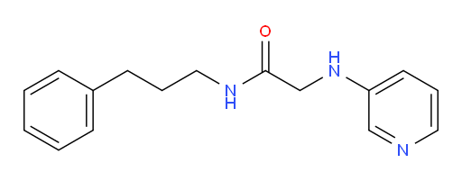 N-(3-phenylpropyl)-2-(pyridin-3-ylamino)acetamide