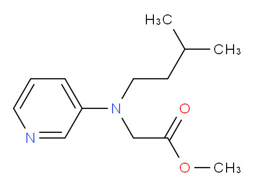 methyl 2-(isopentyl(pyridin-3-yl)amino)acetate