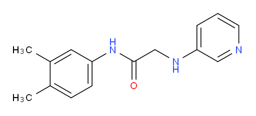 N-(3,4-dimethylphenyl)-2-(pyridin-3-ylamino)acetamide