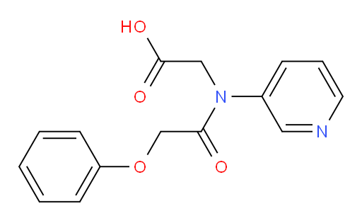 2-(2-phenoxy-N-(pyridin-3-yl)acetamido)acetic acid