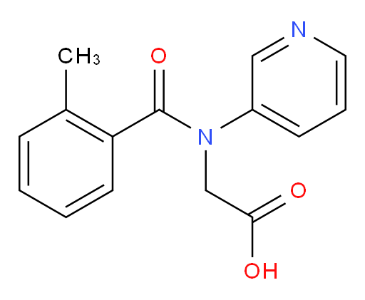 2-(2-methyl-N-(pyridin-3-yl)benzamido)acetic acid
