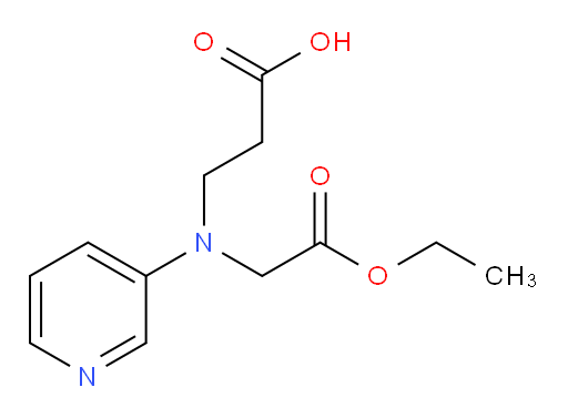 3-((2-ethoxy-2-oxoethyl)(pyridin-3-yl)amino)propanoic acid