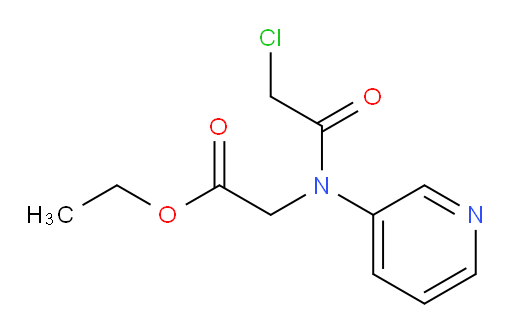 ethyl 2-(2-chloro-N-(pyridin-3-yl)acetamido)acetate