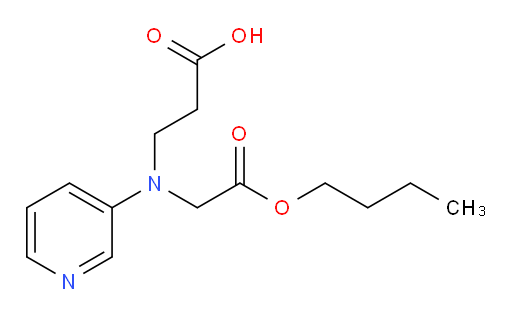 3-((2-butoxy-2-oxoethyl)(pyridin-3-yl)amino)propanoic acid
