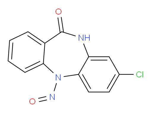 8-chloro-5-nitroso-5H-dibenzo[b,e][1,4]diazepin-11(10H)-one