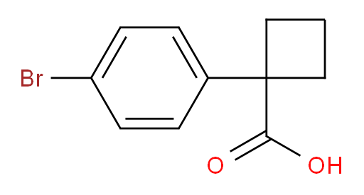 1-(4-bromophenyl)cyclobutanecarboxylic acid
