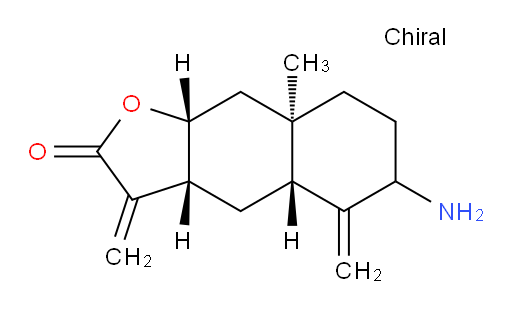 (3aR,4aR,8aR,9aR)-6-amino-8a-methyl-3,5-dimethylenedecahydronaphtho[2,3-b]furan-2(3H)-one