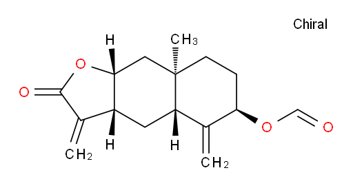 (3aR,4aR,6R,8aR,9aR)-8a-methyl-3,5-dimethylene-2-oxododecahydronaphtho[2,3-b]furan-6-yl formate