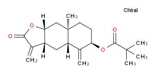 (3aR,4aR,6R,8aR,9aR)-8a-methyl-3,5-dimethylene-2-oxododecahydronaphtho[2,3-b]furan-6-yl pivalate