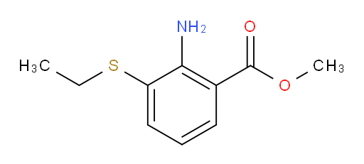 methyl 2-amino-3-(ethylthio)benzoate