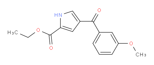 ethyl 4-(3-methoxybenzoyl)-1H-pyrrole-2-carboxylate