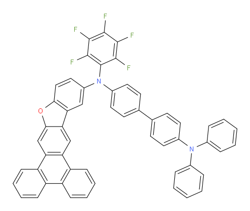 N4-(perfluorophenyl)-N4',N4'-diphenyl-N4-(triphenyleno[2,3-b]benzofuran-13-yl)-[1,1'-biphenyl]-4,4'-diamine