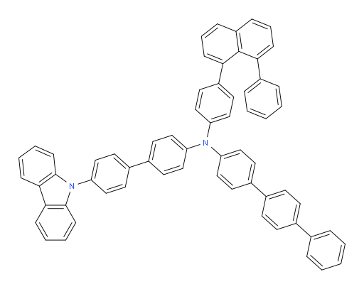 N-(4'-(9H-carbazol-9-yl)-[1,1'-biphenyl]-4-yl)-N-(4-(8-phenylnaphthalen-1-yl)phenyl)-[1,1':4',1''-terphenyl]-4-amine