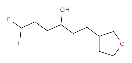 6,6-difluoro-1-(tetrahydrofuran-3-yl)hexan-3-ol