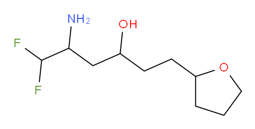 5-amino-6,6-difluoro-1-(tetrahydrofuran-2-yl)hexan-3-ol