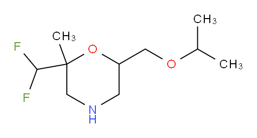 2-(difluoromethyl)-6-(isopropoxymethyl)-2-methylmorpholine
