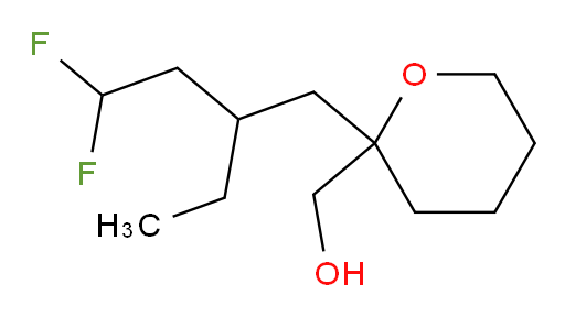 (2-(2-ethyl-4,4-difluorobutyl)tetrahydro-2H-pyran-2-yl)methanol