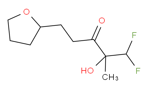 1,1-difluoro-2-hydroxy-2-methyl-5-(tetrahydrofuran-2-yl)pentan-3-one