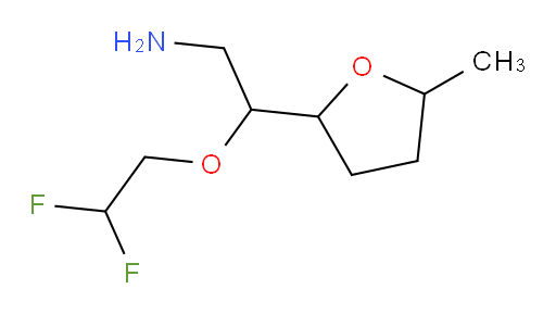 2-(2,2-difluoroethoxy)-2-(5-methyltetrahydrofuran-2-yl)ethanamine
