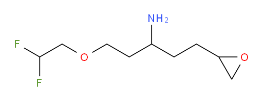 1-(2,2-difluoroethoxy)-5-(oxiran-2-yl)pentan-3-amine