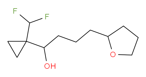 1-(1-(difluoromethyl)cyclopropyl)-4-(tetrahydrofuran-2-yl)butan-1-ol