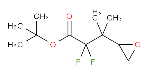 tert-butyl 2,2-difluoro-3-methyl-3-(oxiran-2-yl)butanoate