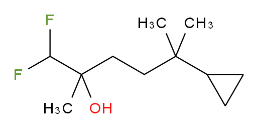 5-cyclopropyl-1,1-difluoro-2,5-dimethylhexan-2-ol