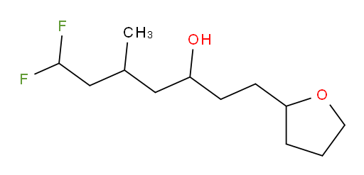 7,7-difluoro-5-methyl-1-(tetrahydrofuran-2-yl)heptan-3-ol