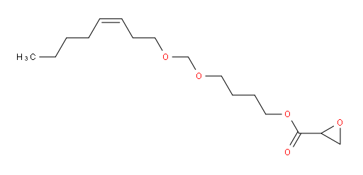 (Z)-4-((oct-3-en-1-yloxy)methoxy)butyl oxirane-2-carboxylate