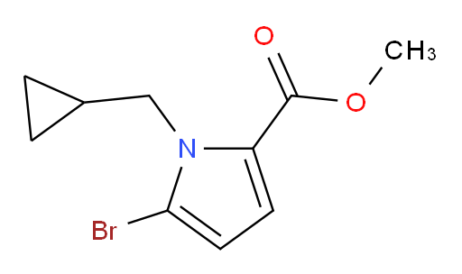 methyl 5-bromo-1-(cyclopropylmethyl)-1H-pyrrole-2-carboxylate