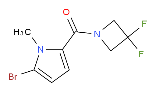 (5-bromo-1-methyl-1H-pyrrol-2-yl)(3,3-difluoroazetidin-1-yl)methanone