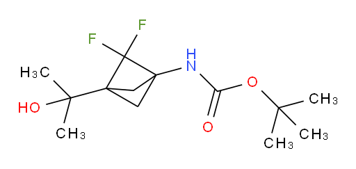 tert-Butyl (2,2-difluoro-3-(2-hydroxypropan-2-yl)bicyclo[1.1.1]pentan-1-yl)carbamate