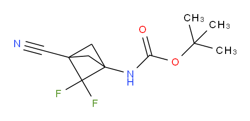 tert-Butyl (3-cyano-2,2-difluorobicyclo[1.1.1]pentan-1-yl)carbamate