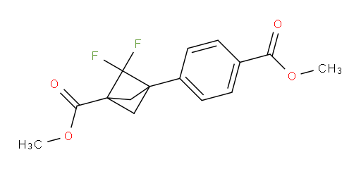 Methyl 2,2-difluoro-3-[4-(methoxycarbonyl)phenyl]bicyclo[1.1.1]pentane-1-carboxylate