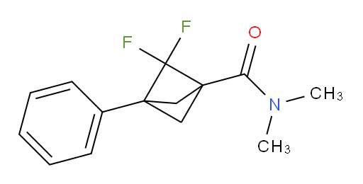 2,2-Difluoro-N,N-dimethyl-3-phenyl-bicyclo[1.1.1]pentane-1-carboxamide
