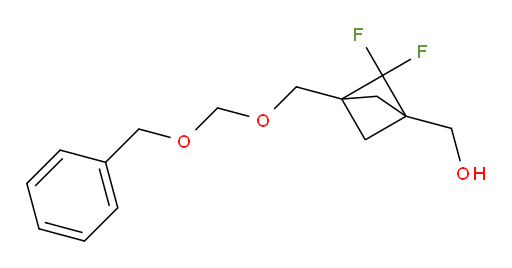 2,2-Difluoro-3-[[(benzyloxy)methoxy]methyl]bicyclo[1.1.1]pentane-1-methanol