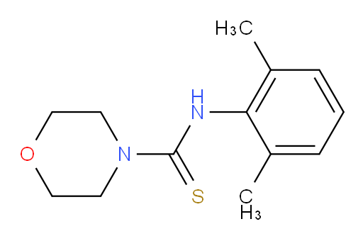 N-(2,6-Dimethylphenyl)-4-morpholinecarbothioamide (ACI)