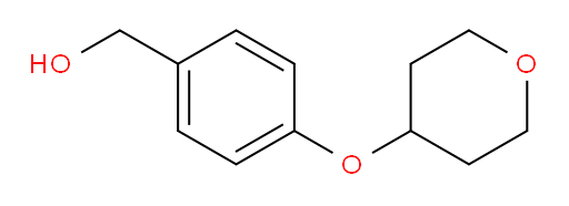 4-[(Tetrahydro-2H-pyran-4-yl)oxy]benzenemethanol (ACI)