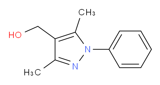 3,5-Dimethyl-1-phenyl-1H-pyrazole-4-methanol (ACI)